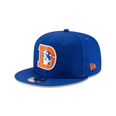 Blue Denver Broncos Hat - New Era NFL Basic 9FIFTY Snapback Caps USA1037826